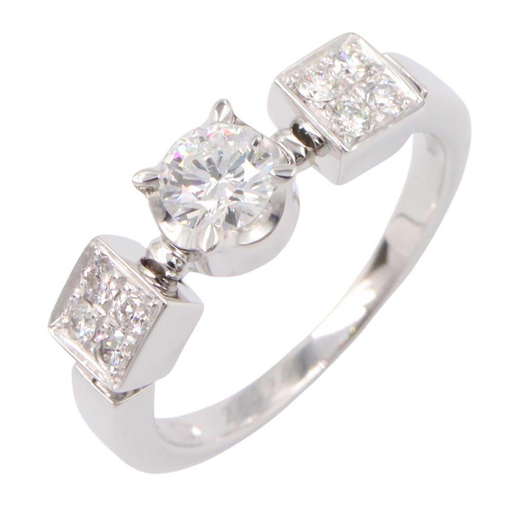 ルチア ダイヤ リング リング 指輪 K18WG ダイヤモンド ホワイトゴールド クリア ブルガリ アクセサリー BVLGARI