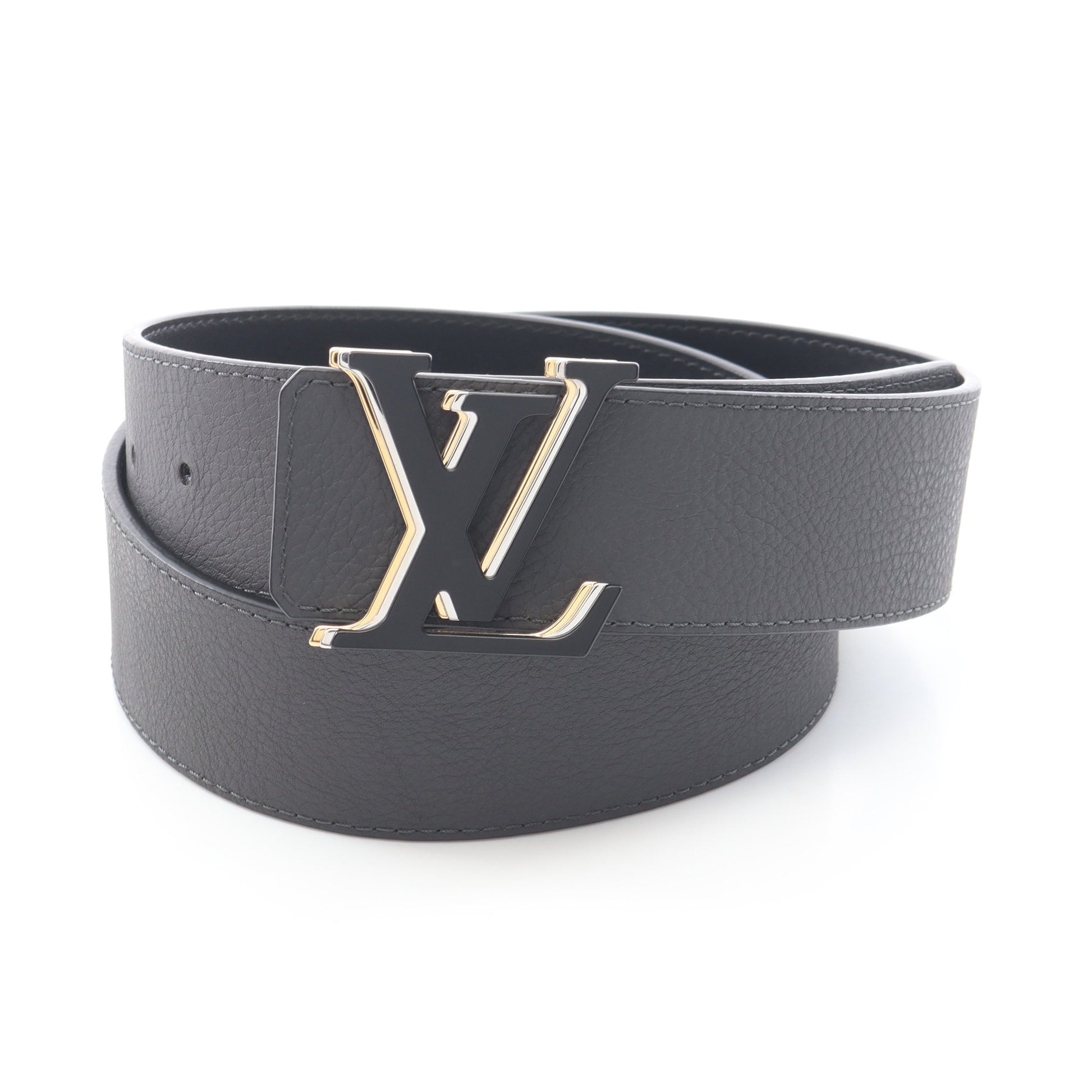 ベルト LV オプティック リバーシブル ベルト レザー ブラック ダークグレー ルイヴィトン 財布・小物 LOUIS VUITTON