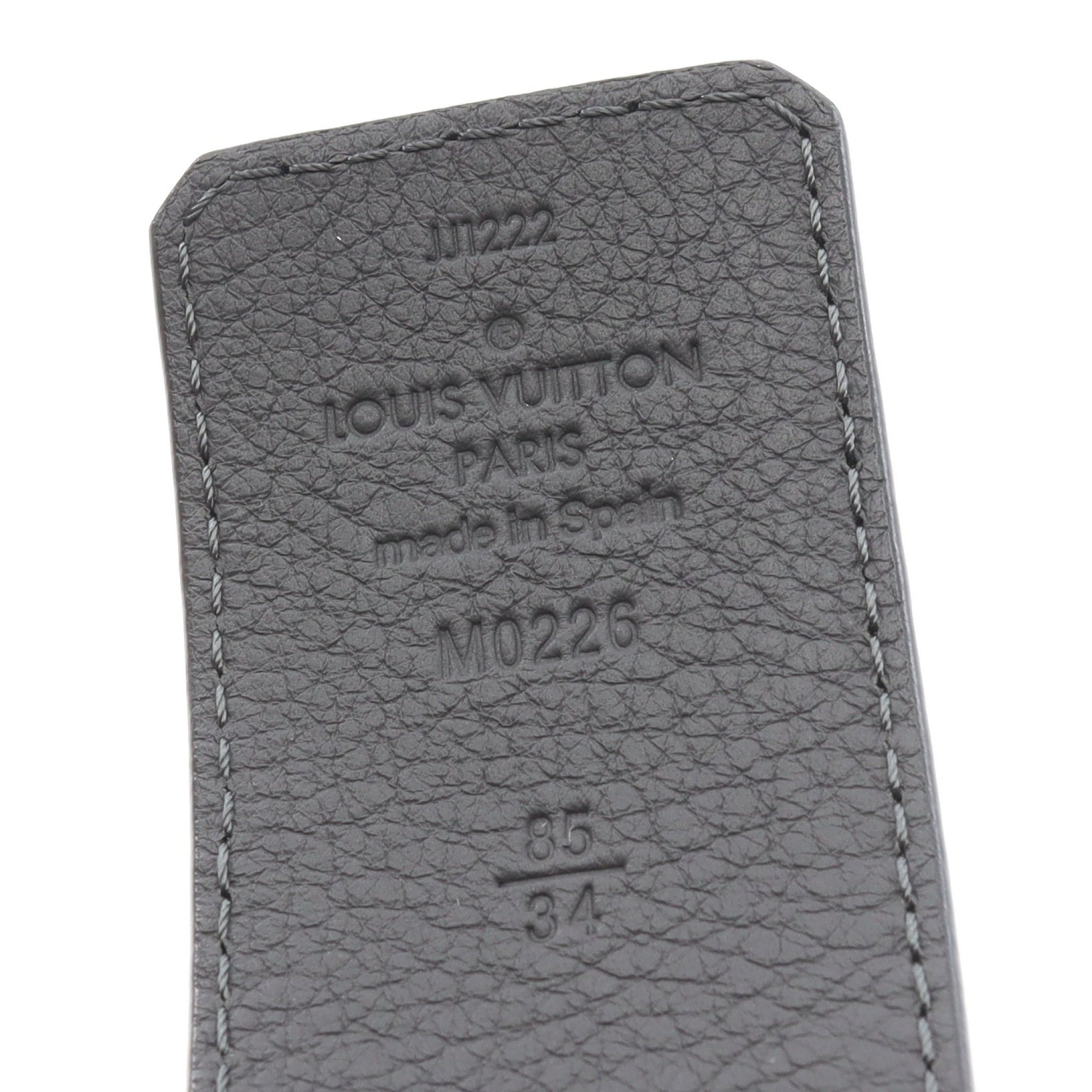 ベルト LV オプティック リバーシブル ベルト レザー ブラック ダークグレー ルイヴィトン 財布・小物 LOUIS VUITTON