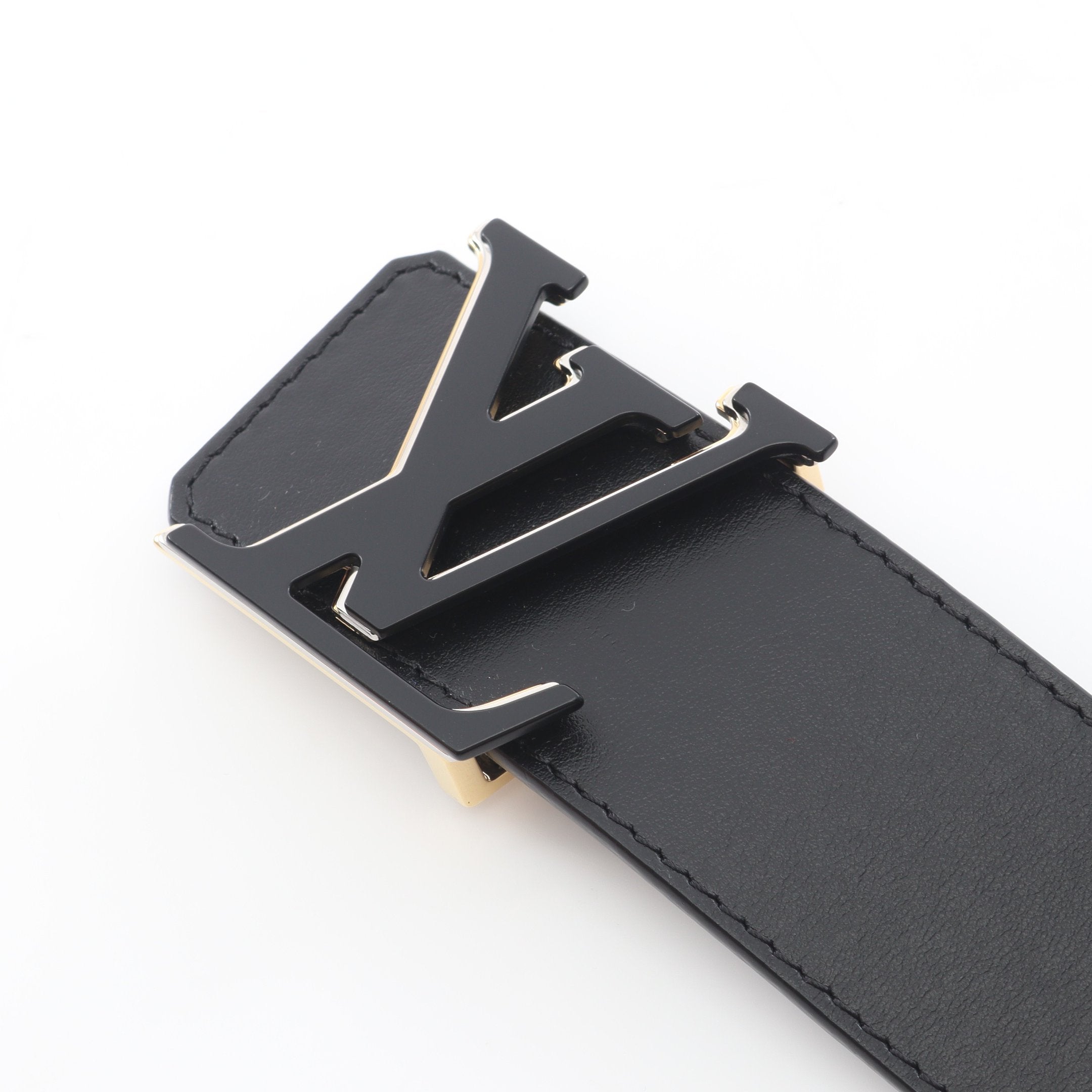 Louis Vuitton Louis Vuitton ブラック ベルト モノグラム Louis