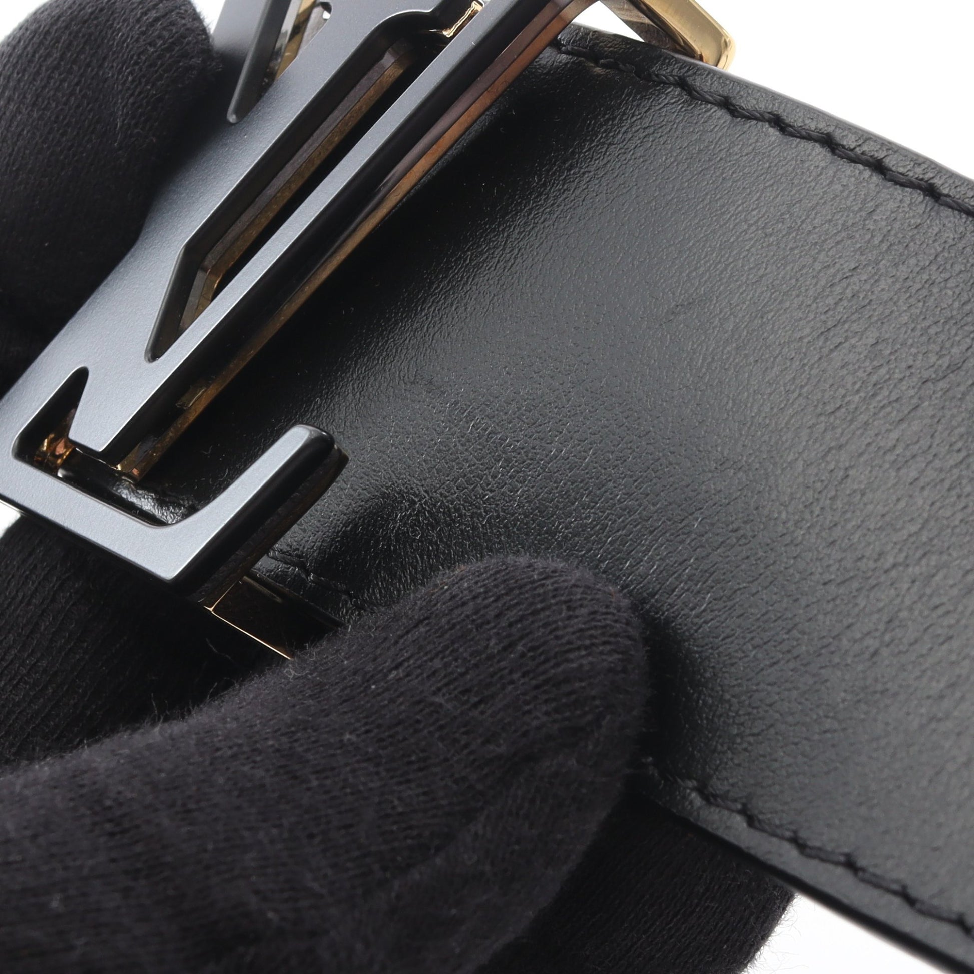 ベルト LV オプティック リバーシブル ベルト レザー ブラック ダークグレー ルイヴィトン 財布・小物 LOUIS VUITTON