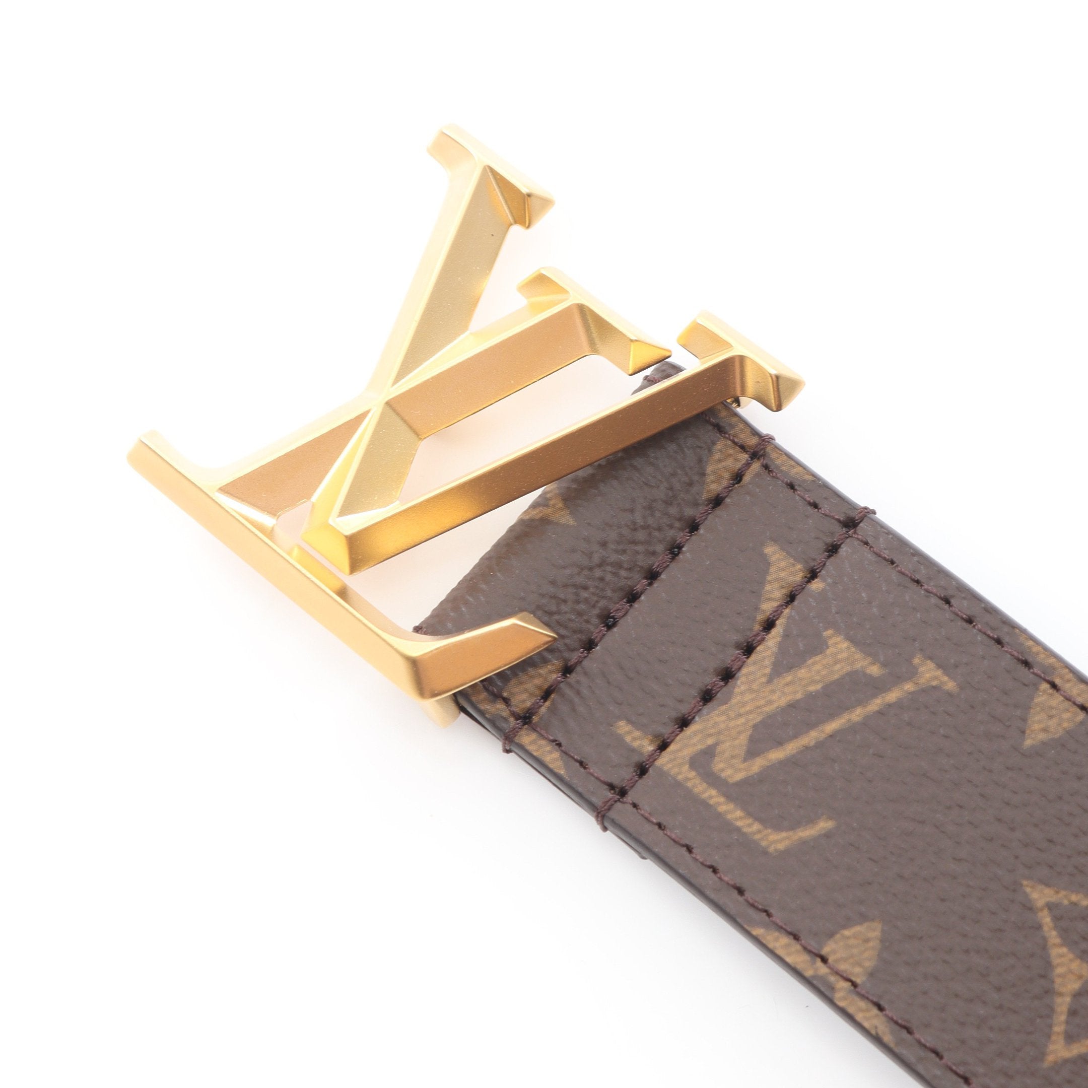 ベルト LV ピラミッド 40MM モノグラム ベルト PVC レザー ブラウン ベルト LV ピラミッド 40MM モノグラム ベルト PVC レザー ブラウン