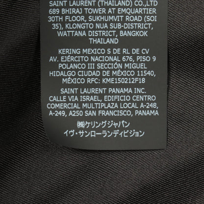 メルトンコクーン コート ウール ブラック サンローランパリ アウター SAINT LAURENT PARIS