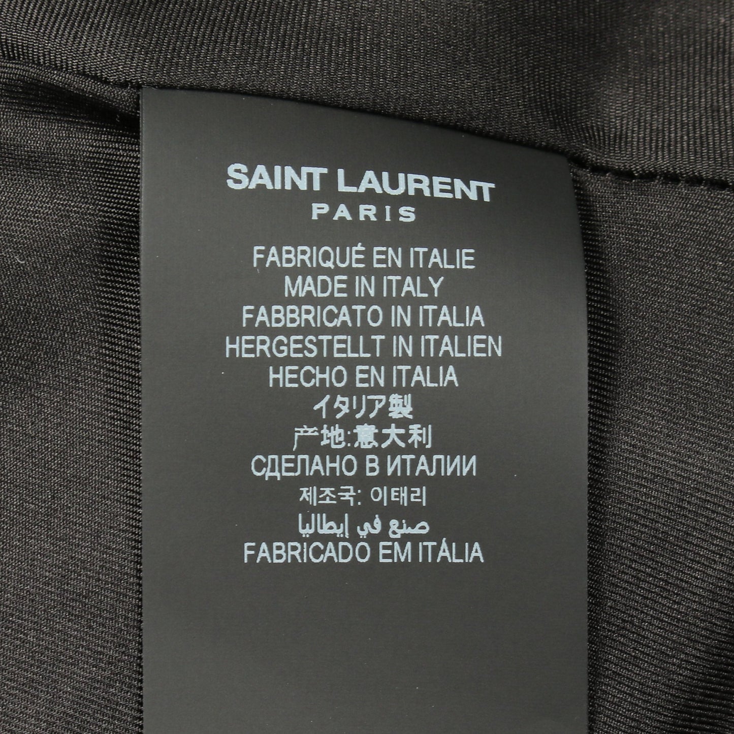 メルトンコクーン コート ウール ブラック サンローランパリ アウター SAINT LAURENT PARIS