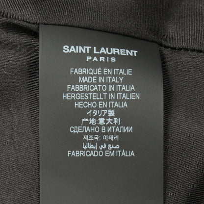 メルトンコクーン コート ウール ブラック サンローランパリ アウター SAINT LAURENT PARIS
