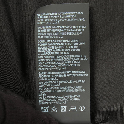 メルトンコクーン コート ウール ブラック サンローランパリ アウター SAINT LAURENT PARIS
