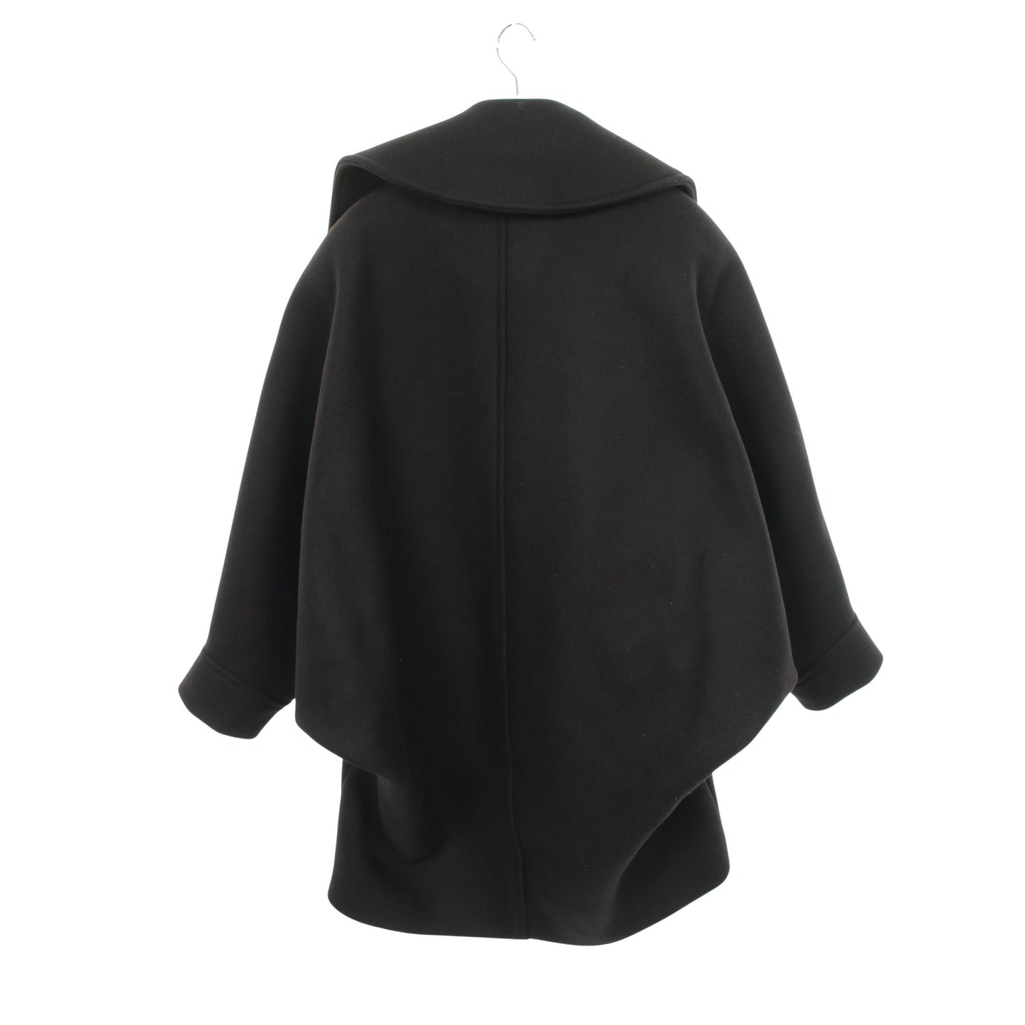 メルトンコクーン コート ウール ブラック サンローランパリ アウター SAINT LAURENT PARIS