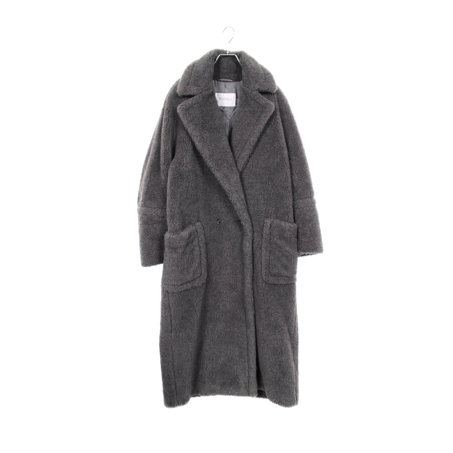 カディアック テディベア オーバーサイズ コート ウール アルパカ グレー マックスマーラ アウター Max Mara