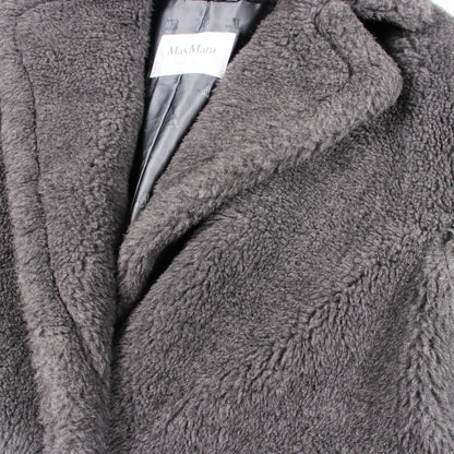 カディアック テディベア オーバーサイズ コート ウール アルパカ グレー マックスマーラ アウター Max Mara