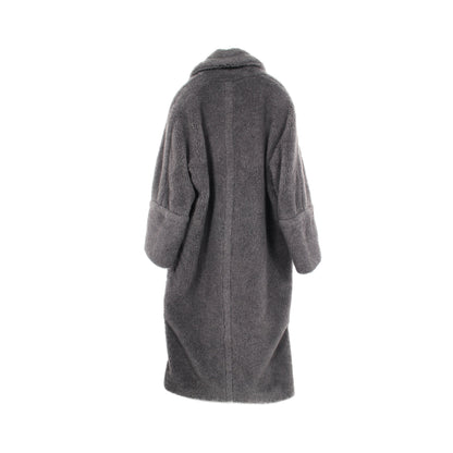 カディアック テディベア オーバーサイズ コート ウール アルパカ グレー マックスマーラ アウター Max Mara