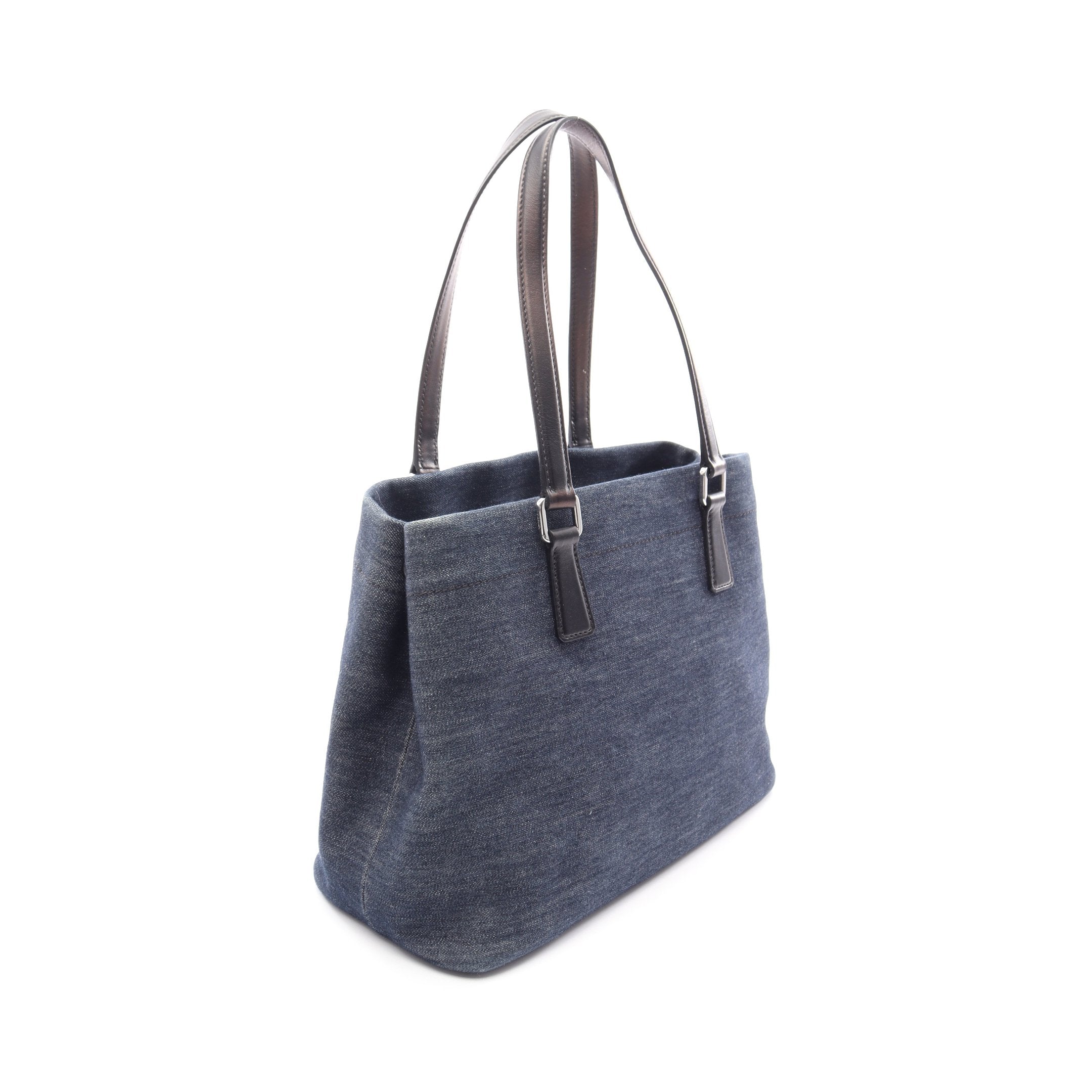 DENIM + VITELLO ハンドバッグ トートバッグ デニム レザー インディゴ