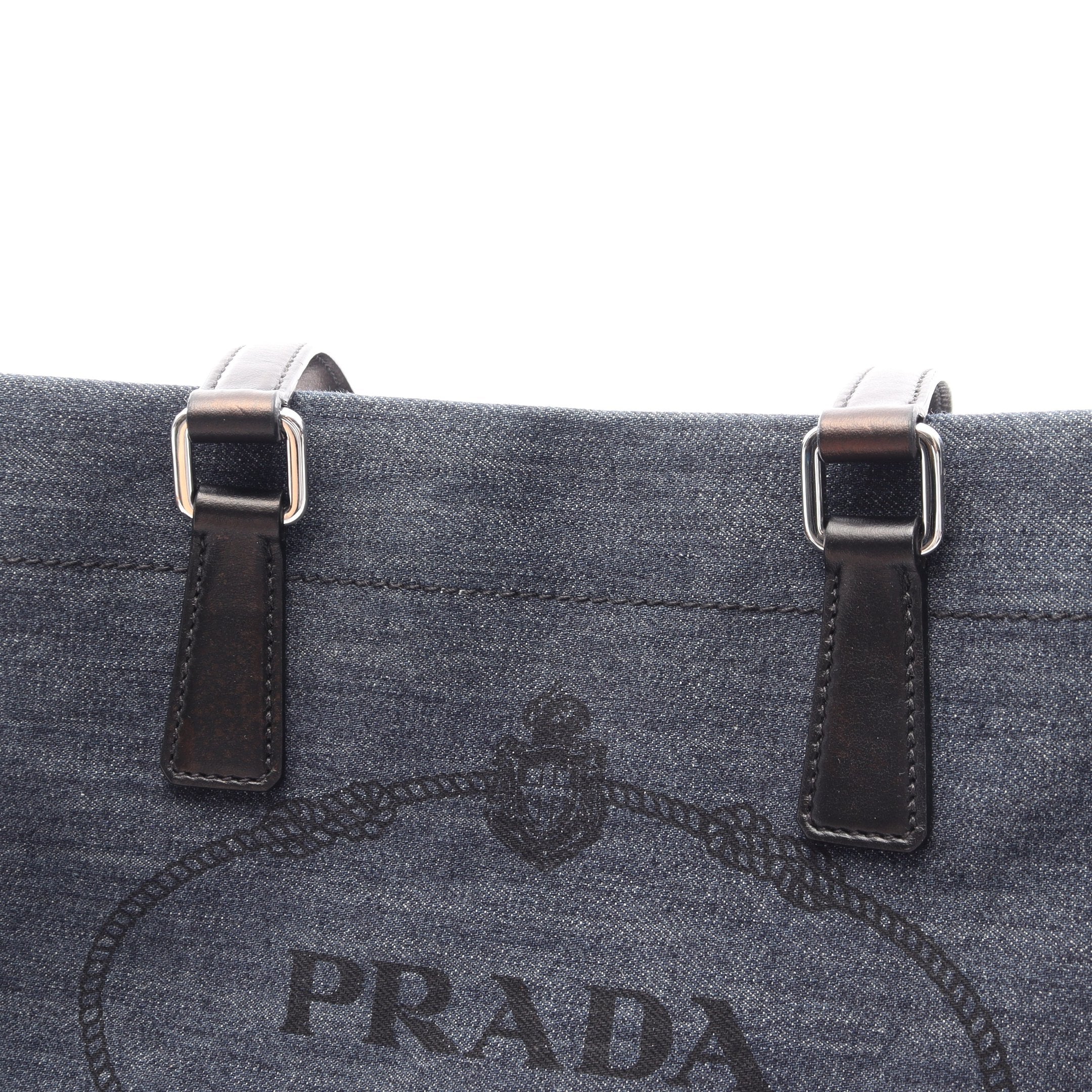 DENIM + VITELLO ハンドバッグ トートバッグ デニム レザー インディゴ