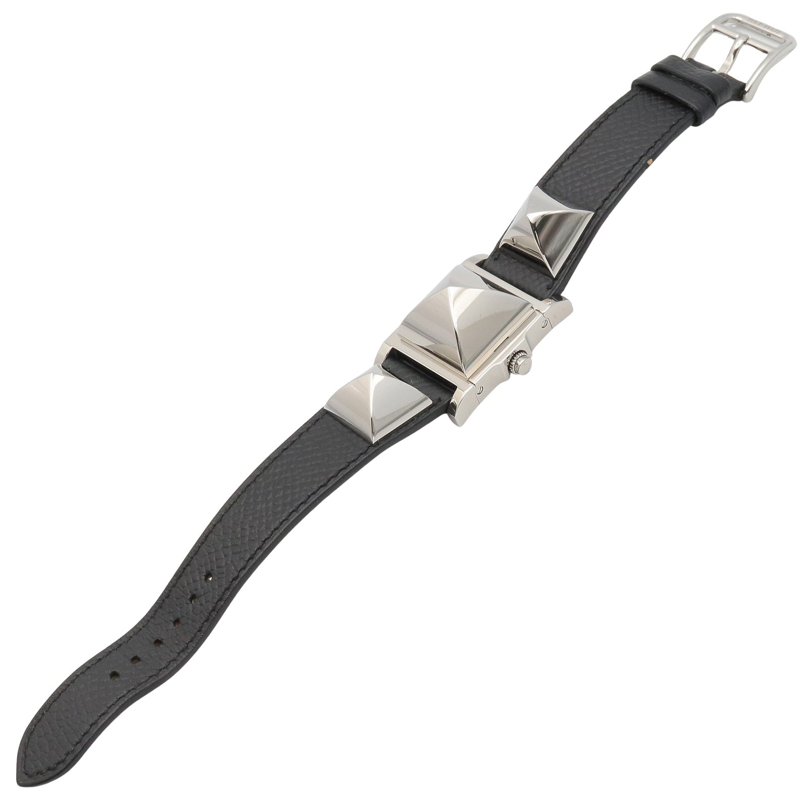未使用近い美品。HERMES メドール バングル スタッズ 腕時計。 購入時の付属品全部付き。 楽天市場】エルメス 時計 腕時計 ミニメドール クォーツ ホワイト文字