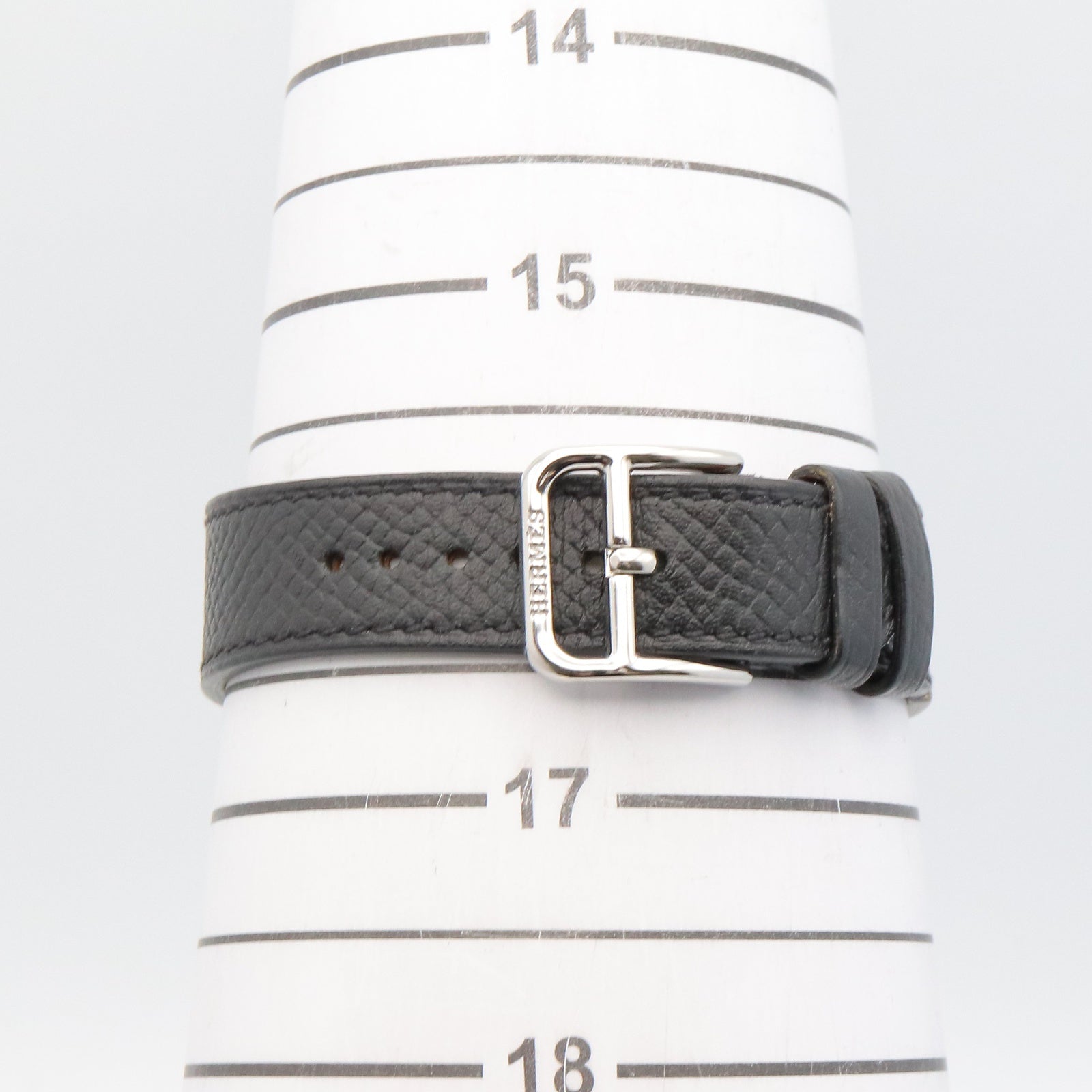 【HERMES】エルメス メドール ステンレススチール×レザー 〇Y クオーツ アナログ表示 レディース ホワイト文字盤 腕時計 HERMES - 【HERMES】エルメス メドール ステンレススチール×レザー 〇Y