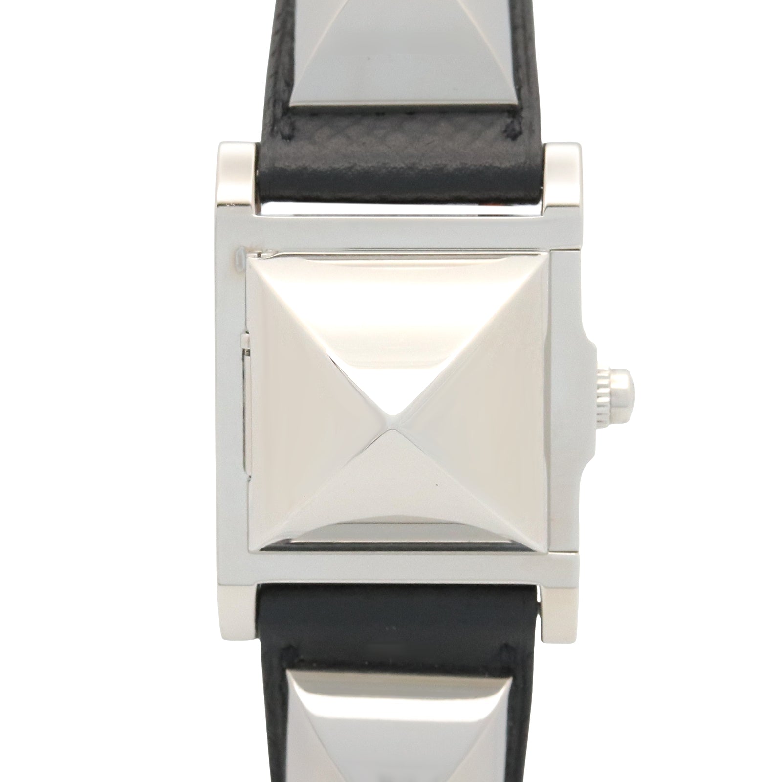 未使用近い美品。HERMES メドール バングル スタッズ 腕時計。 購入時の付属品全部付き。 HERMES／エルメス】メドールウォッチ[2020.04.06発行]｜トレファク