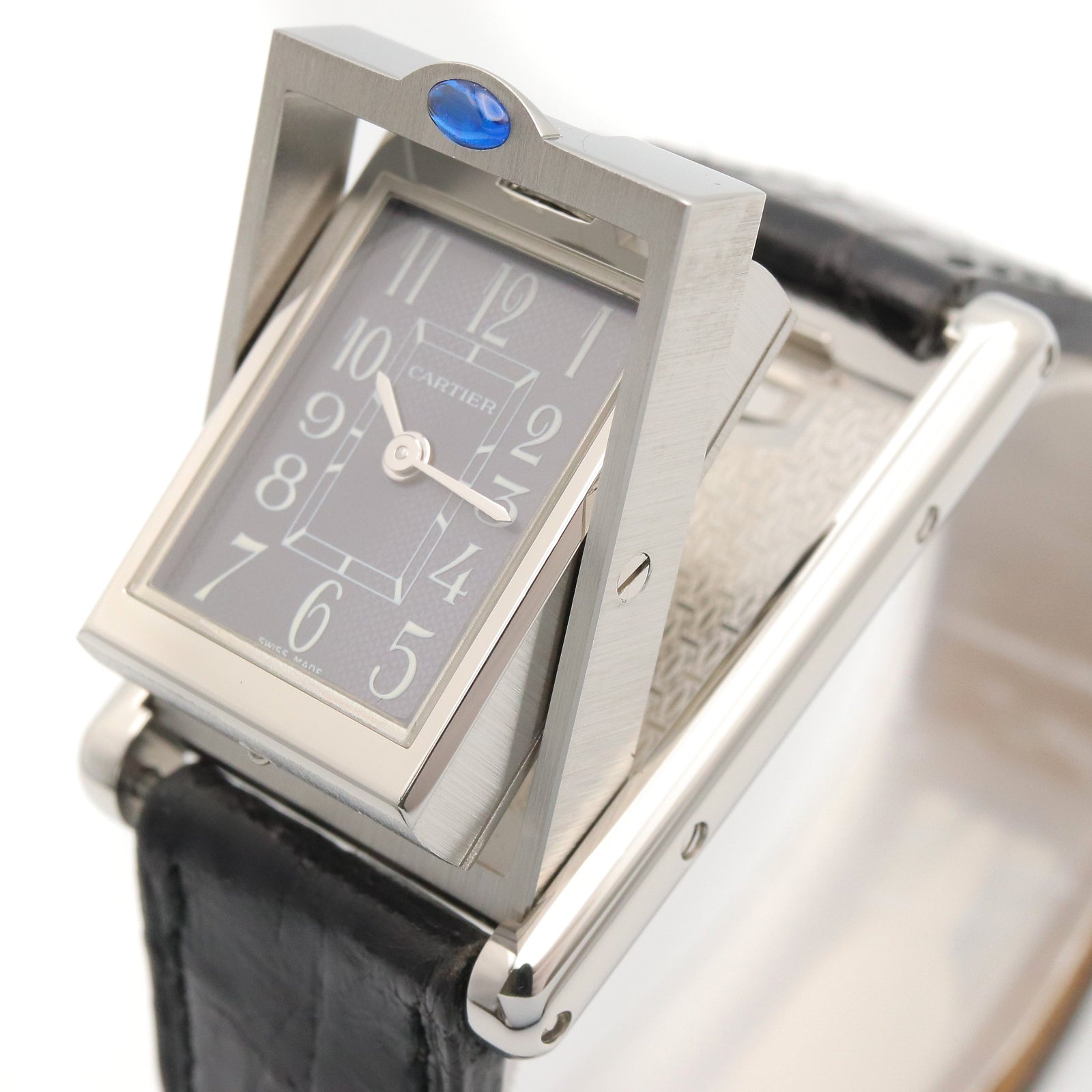 タンク・バスキュラント SM レディース 腕時計 クオーツ ステンレス