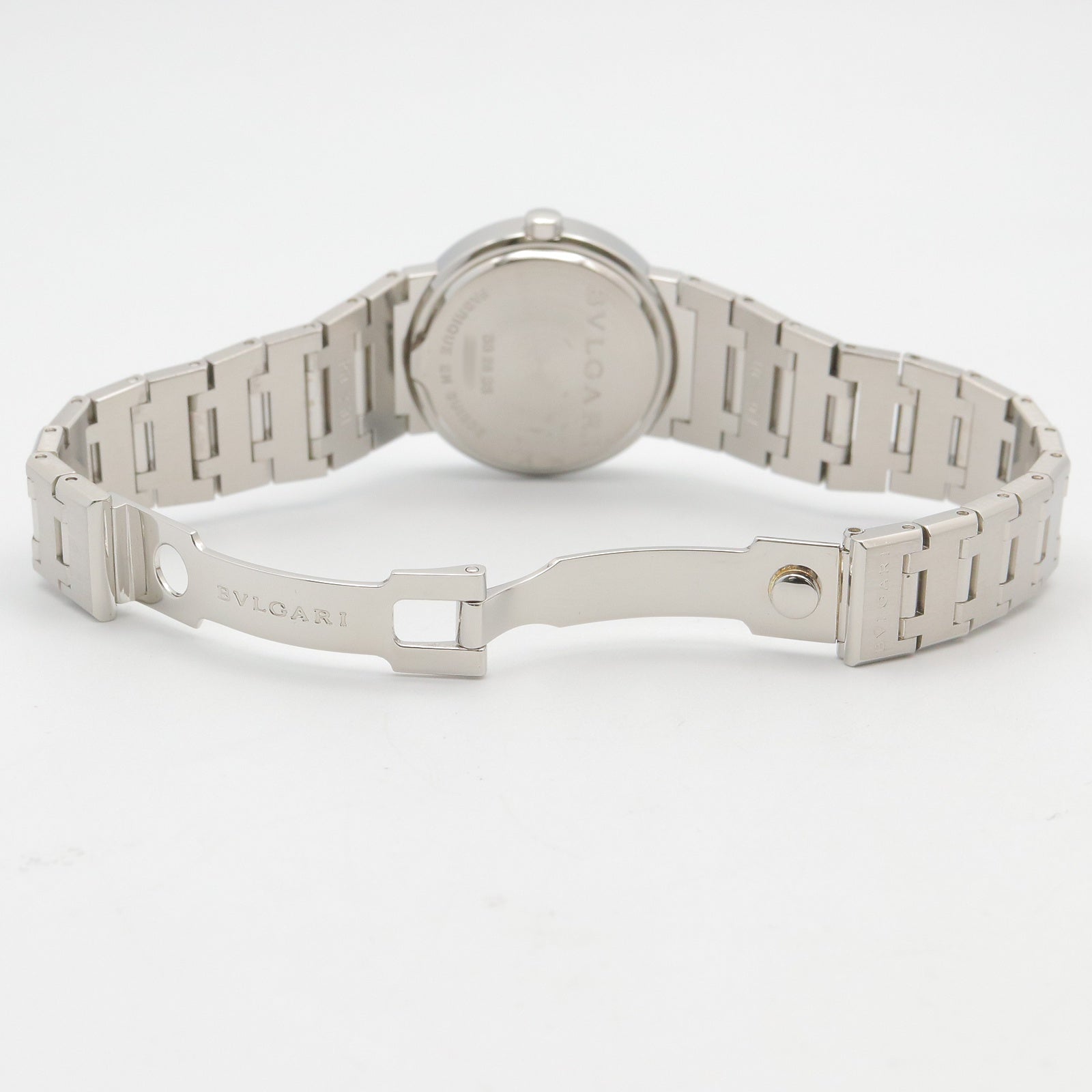 ブルガリ 12Pダイヤ クォーツ 時計 新品)BVLGARI ブルガリ ブルガリ・ブルガリ ウォッチ グレー 12Pダイヤ