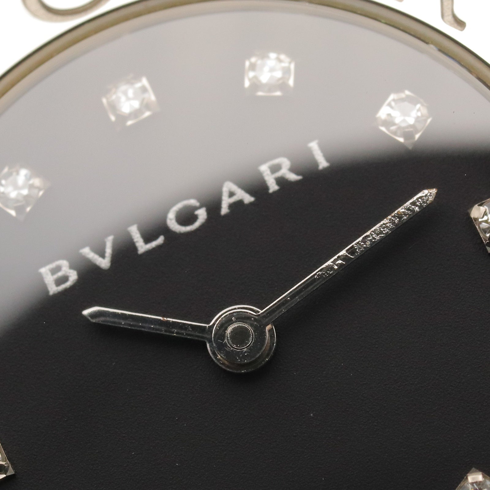 ブルガリ 12Pダイヤ クォーツ 時計 新品)BVLGARI ブルガリ ブルガリ・ブルガリ ウォッチ グレー 12Pダイヤ