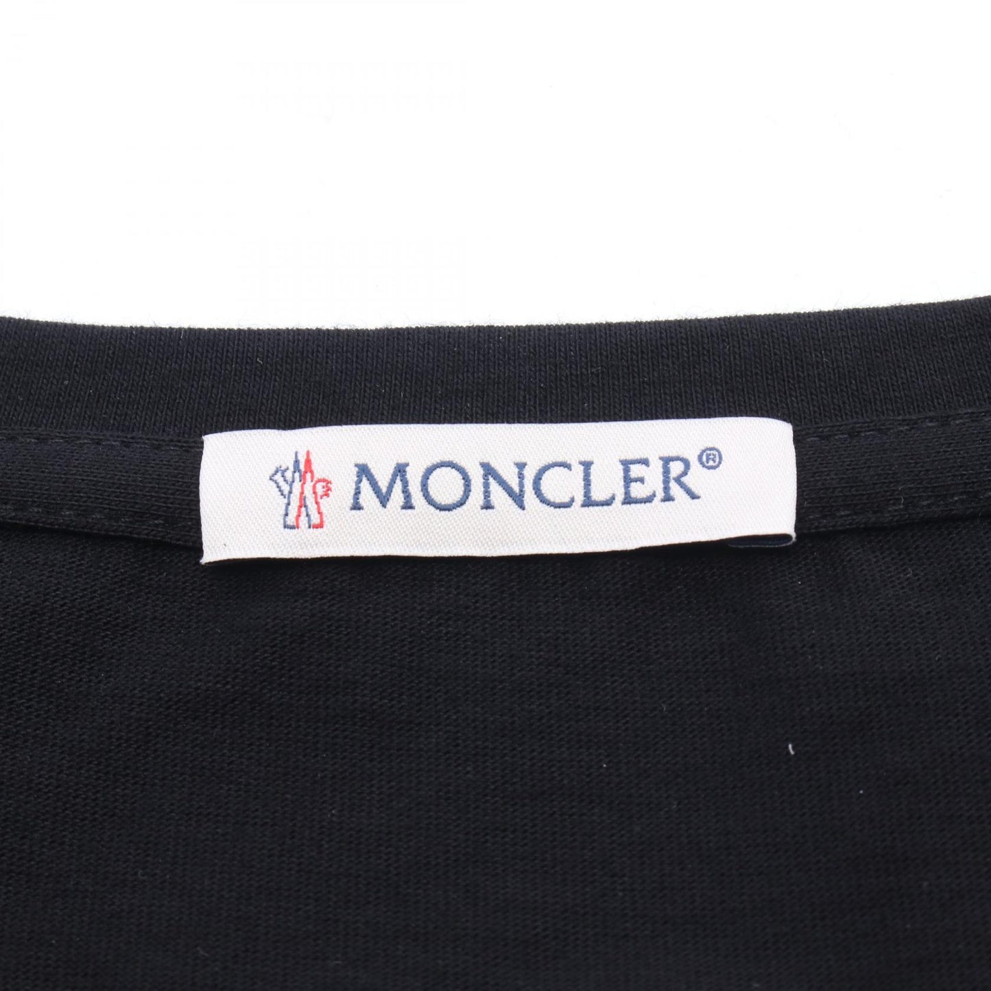 MAGLIA MANICA CORTA 半袖Tシャツ コットン ブラック モンクレール トップス MONCLER