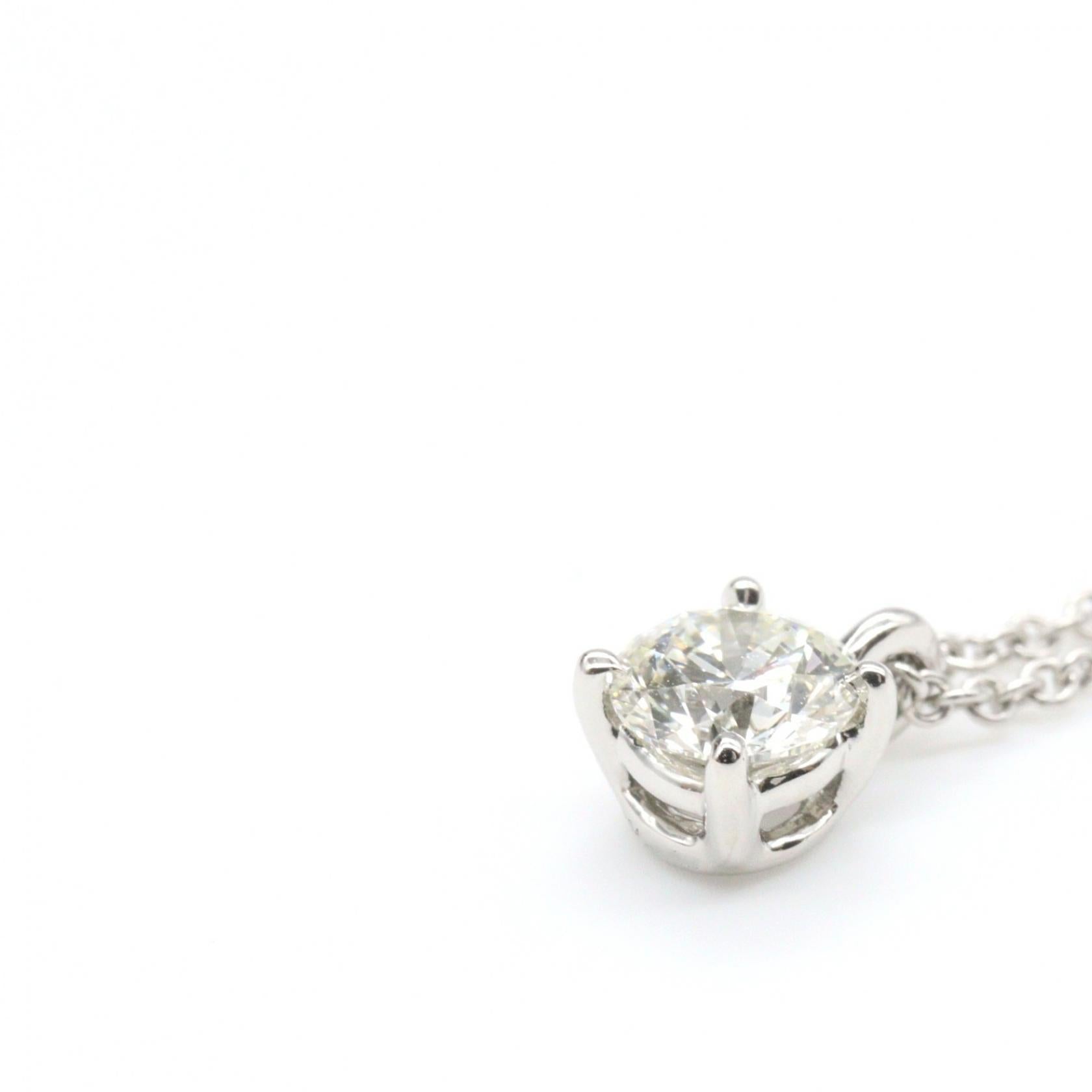 ソリティア ダイヤ ネックレス ネックレス PT950 ダイヤモンド プラチナ クリア ティファニー アクセサリー TIFFANY & Co.