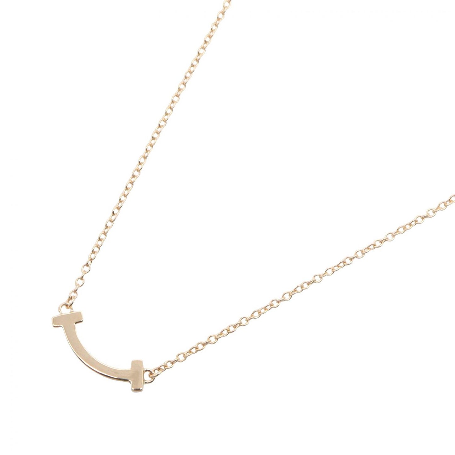 Tスマイル ミニ ネックレス ネックレス K18PG ピンクゴールド ティファニー アクセサリー TIFFANY & Co.