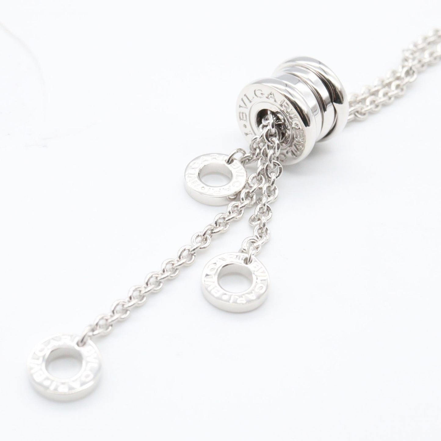 B-zero1 ビーゼロワン エレメントネックレス ネックレス K18WG ホワイトゴールド ブルガリ アクセサリー BVLGARI