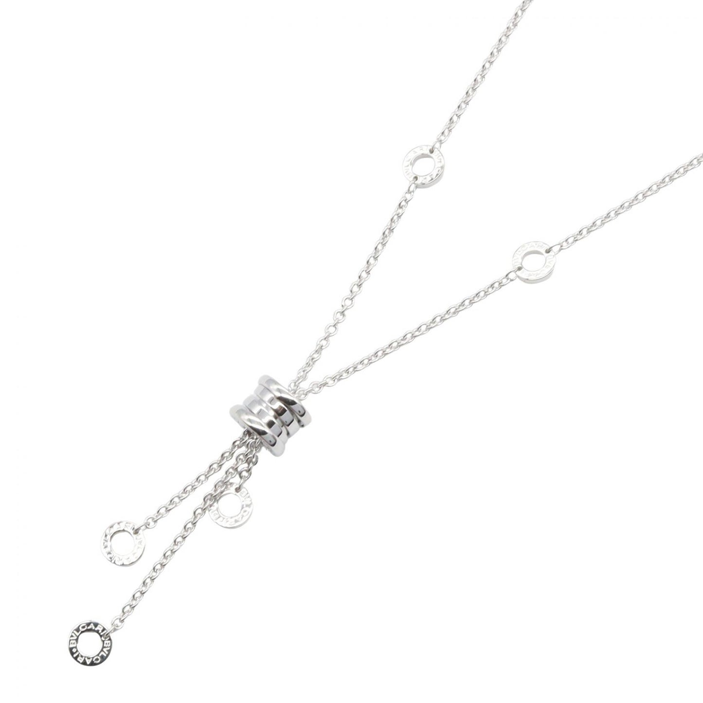 B-zero1 ビーゼロワン エレメントネックレス ネックレス K18WG ホワイトゴールド ブルガリ アクセサリー BVLGARI
