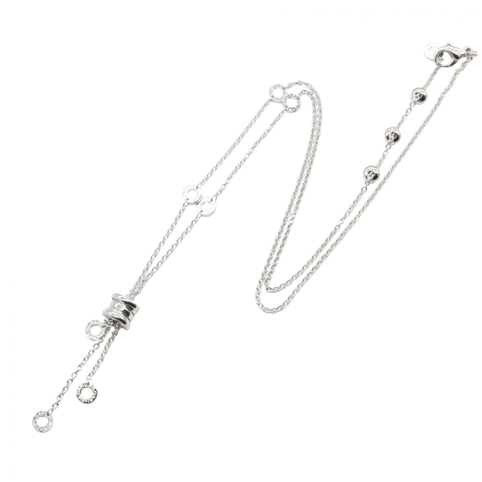 B-zero1 ビーゼロワン エレメントネックレス ネックレス K18WG ホワイトゴールド ブルガリ アクセサリー BVLGARI