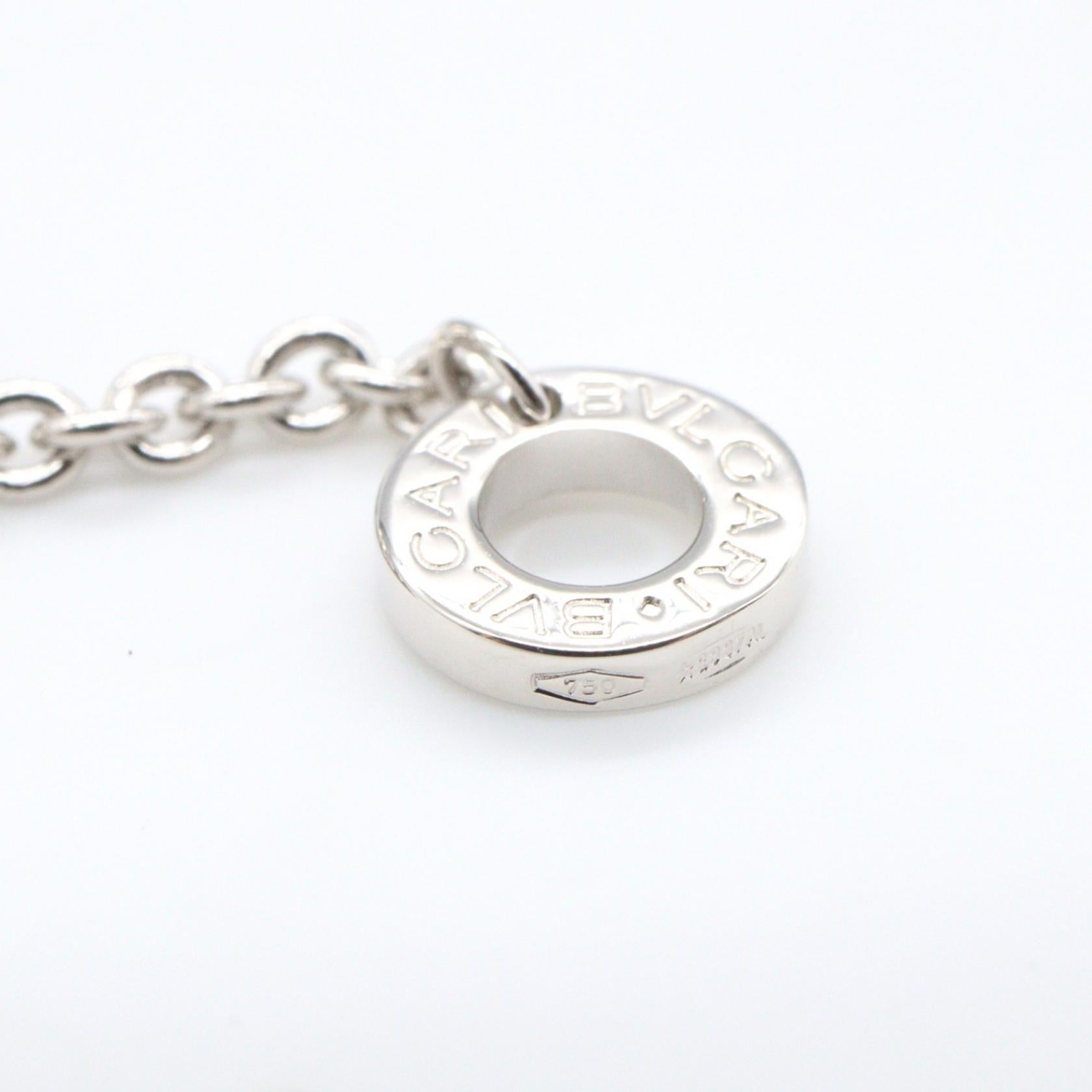 B-zero1 ビーゼロワン エレメントネックレス ネックレス K18WG ホワイトゴールド ブルガリ アクセサリー BVLGARI
