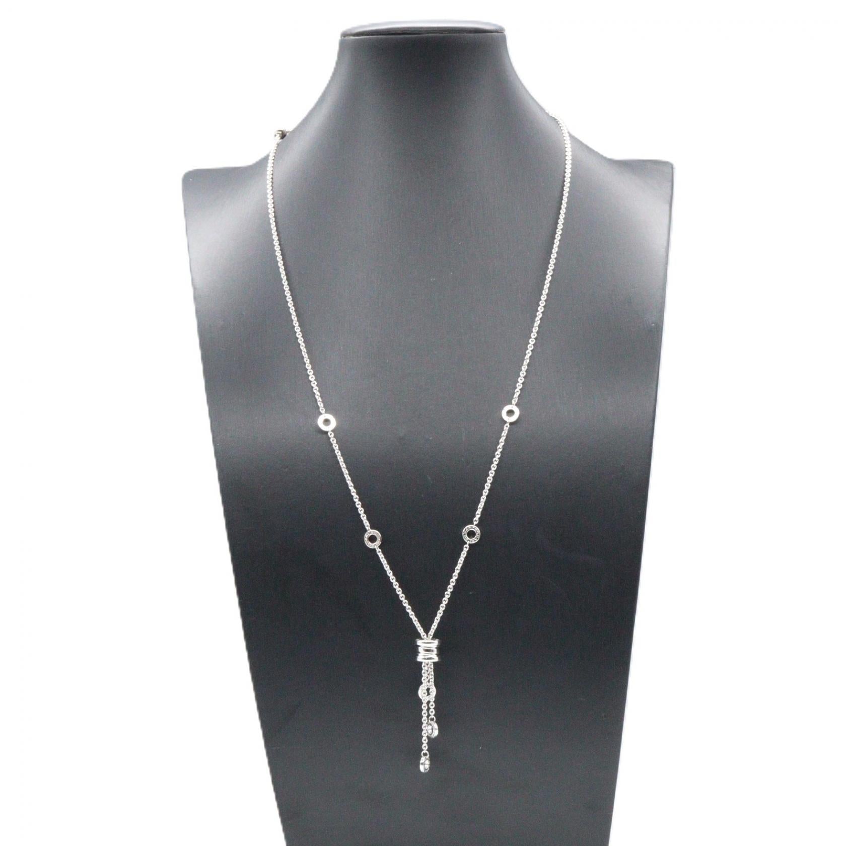 B-zero1 ビーゼロワン エレメントネックレス ネックレス K18WG ホワイトゴールド ブルガリ アクセサリー BVLGARI
