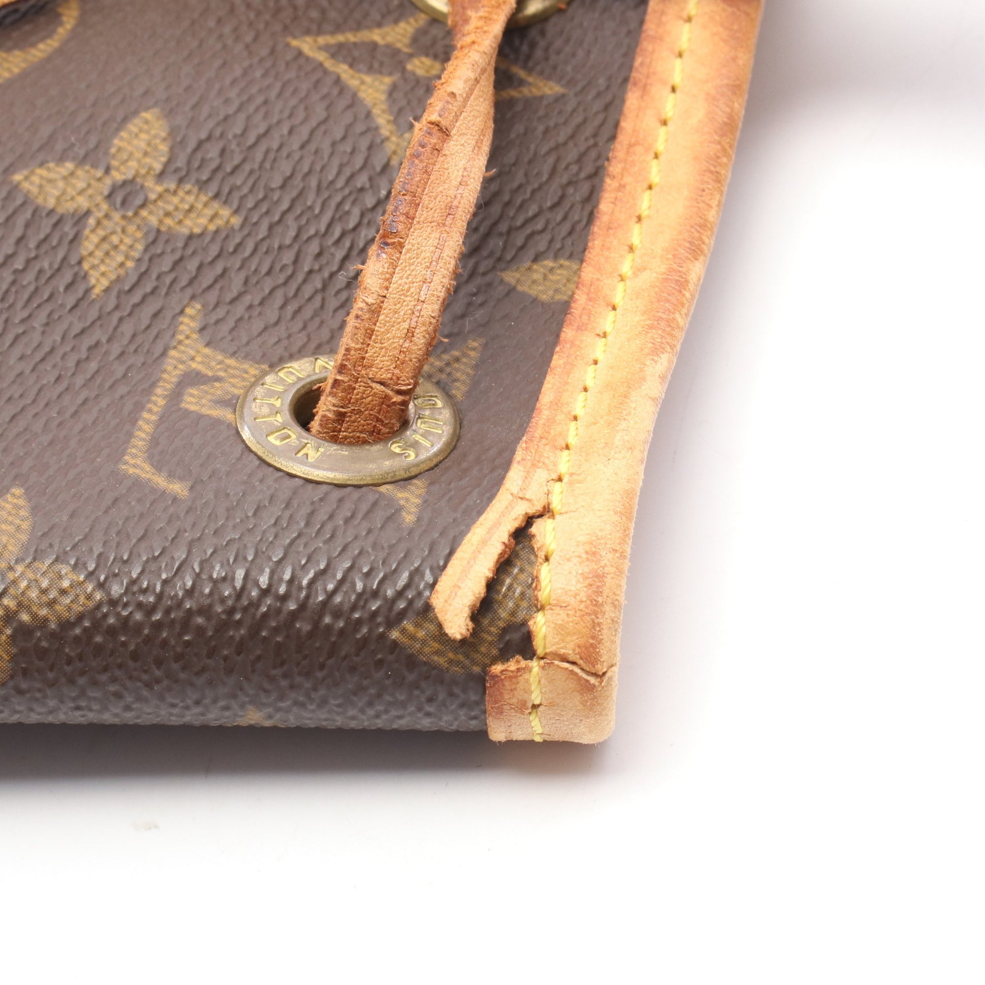モンスリMM モノグラム バックパック リュックサック PVC レザー ブラウン ルイヴィトン バッグ LOUIS VUITTON