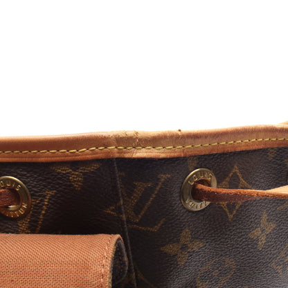 モンスリMM モノグラム バックパック リュックサック PVC レザー ブラウン ルイヴィトン バッグ LOUIS VUITTON