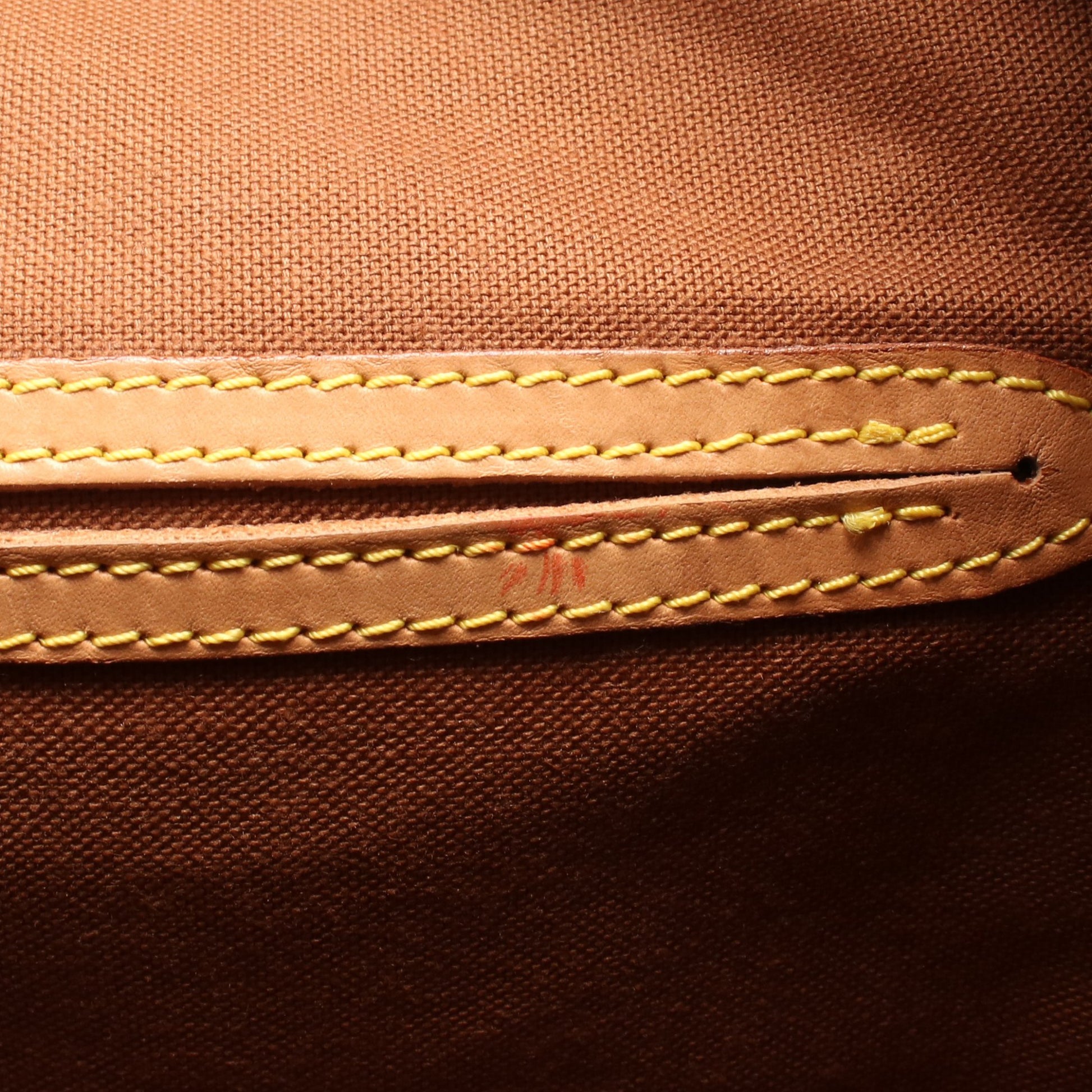 モンスリMM モノグラム バックパック リュックサック PVC レザー ブラウン ルイヴィトン バッグ LOUIS VUITTON
