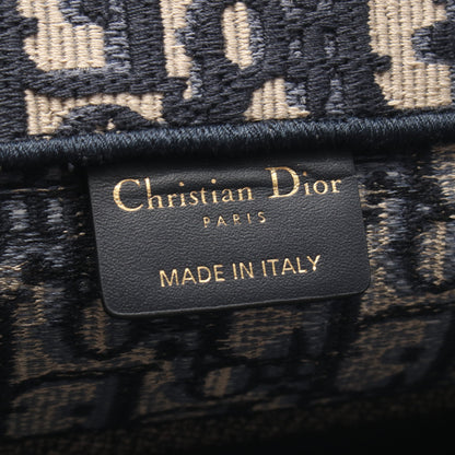 BOOK TOTE ブックトート ミディアム ハンドバッグ トートバッグ キャンバス ネイビー ベージュ クリスチャンディオール バッグ Christian Dior