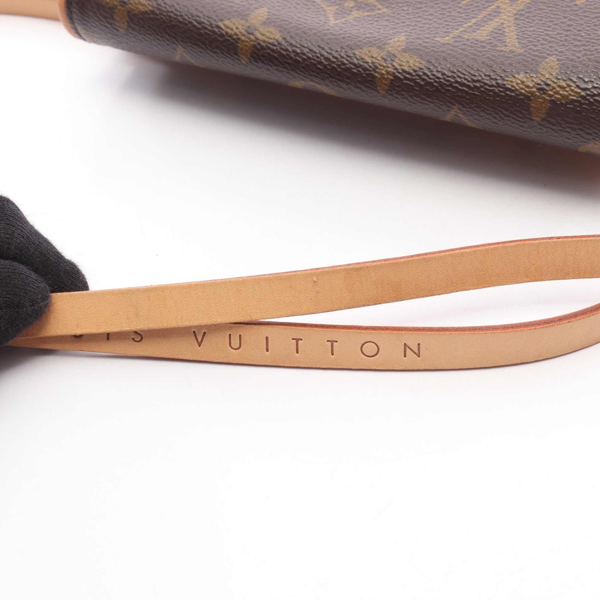 ポシェットフロランティーヌ モノグラム ボディバッグ ウエストバッグ PVC レザー ブラウン ルイヴィトン バッグ LOUIS VUITTON