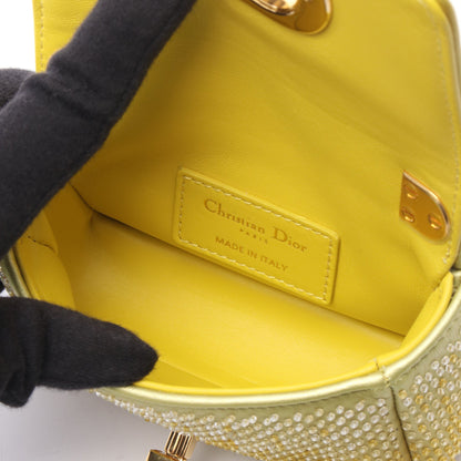 CARO MICRO カロ マイクロ チェーンショルダーバッグ レザー イエロー クリスチャンディオール バッグ Christian Dior