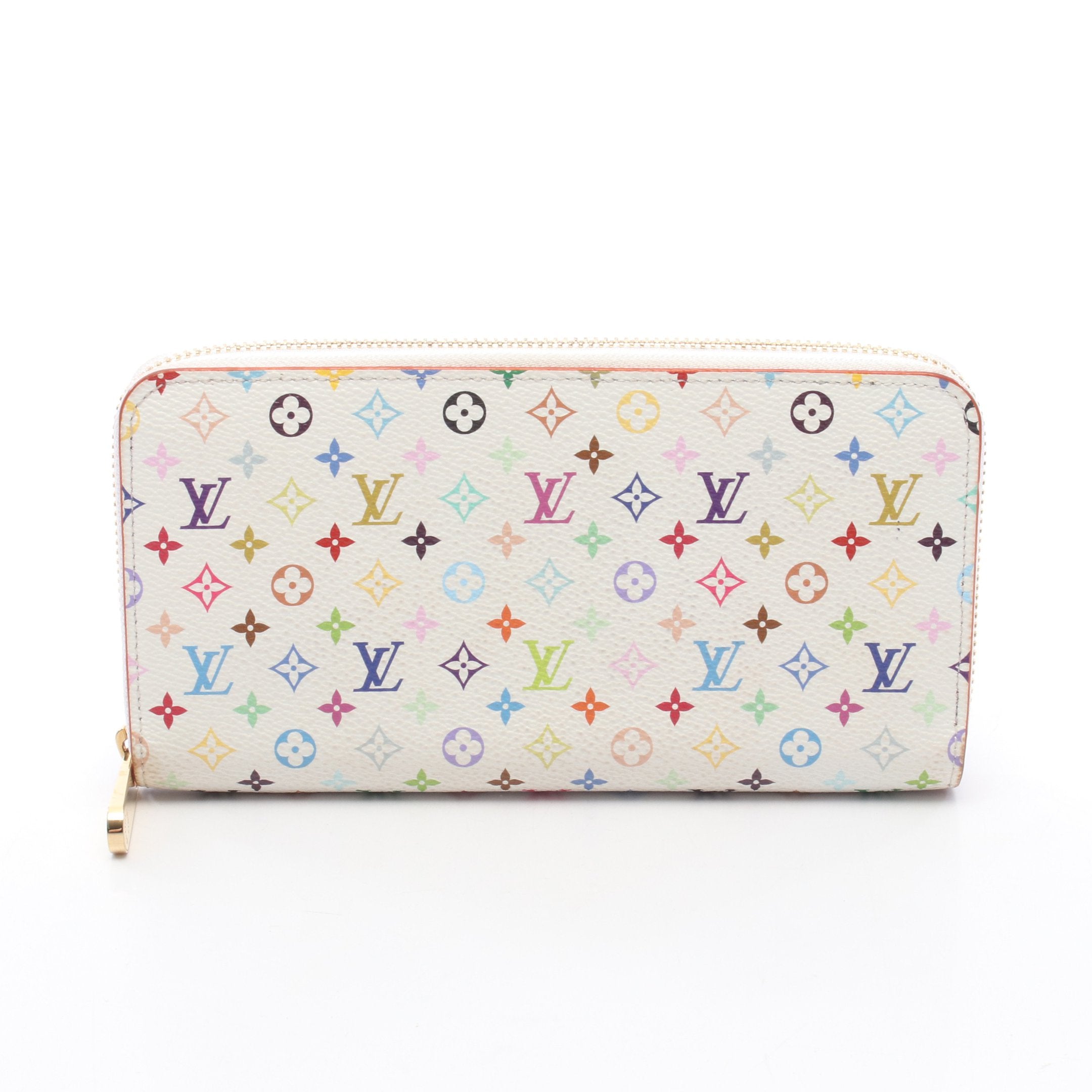 LV × TM ジッピーウォレット ラウンドファスナー長財布 PVC ホワイト