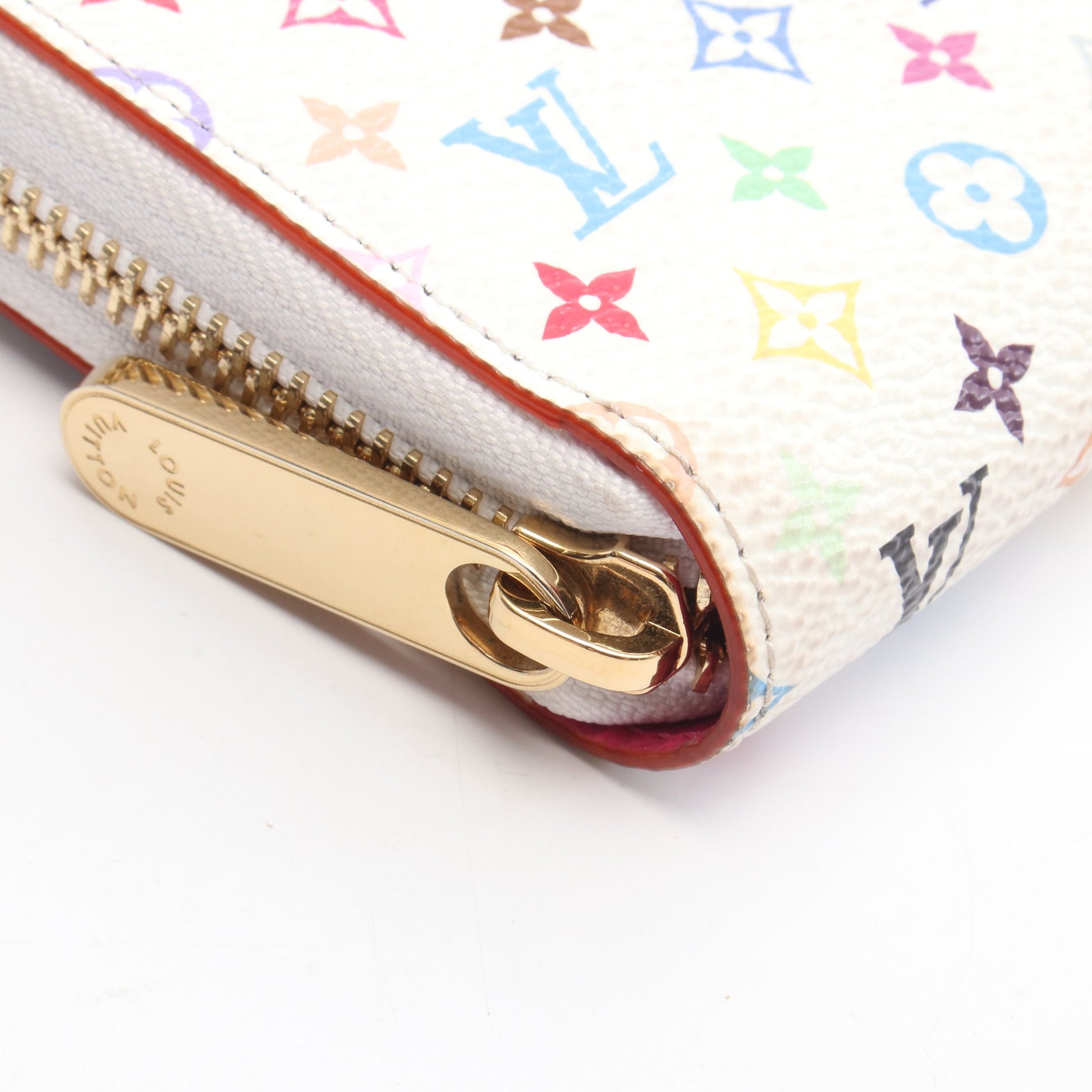 LV × TM ジッピーウォレット ラウンドファスナー長財布 PVC ホワイト ルイヴィトン 財布・小物 LOUIS VUITTON