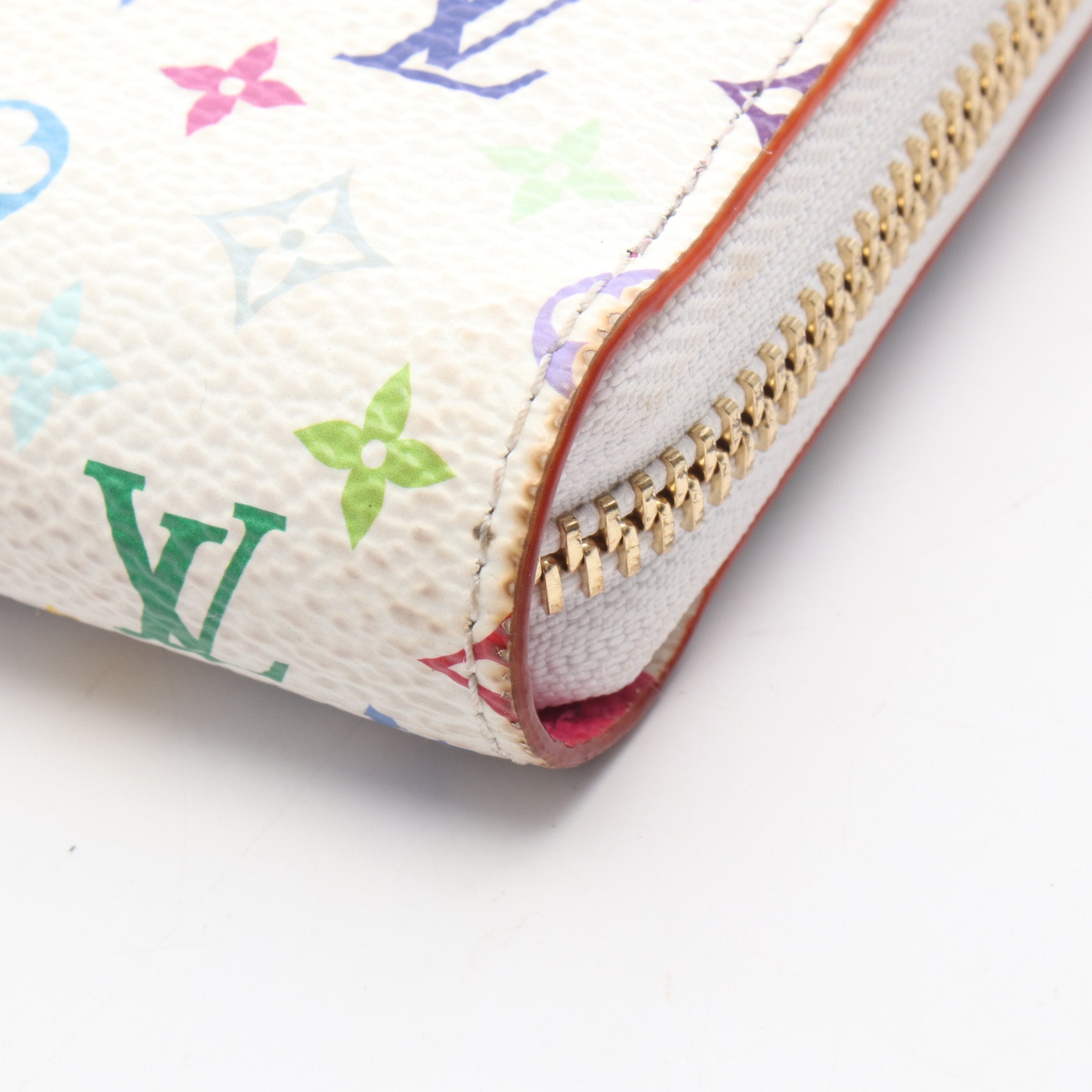 LV × TM ジッピーウォレット ラウンドファスナー長財布 PVC ホワイト