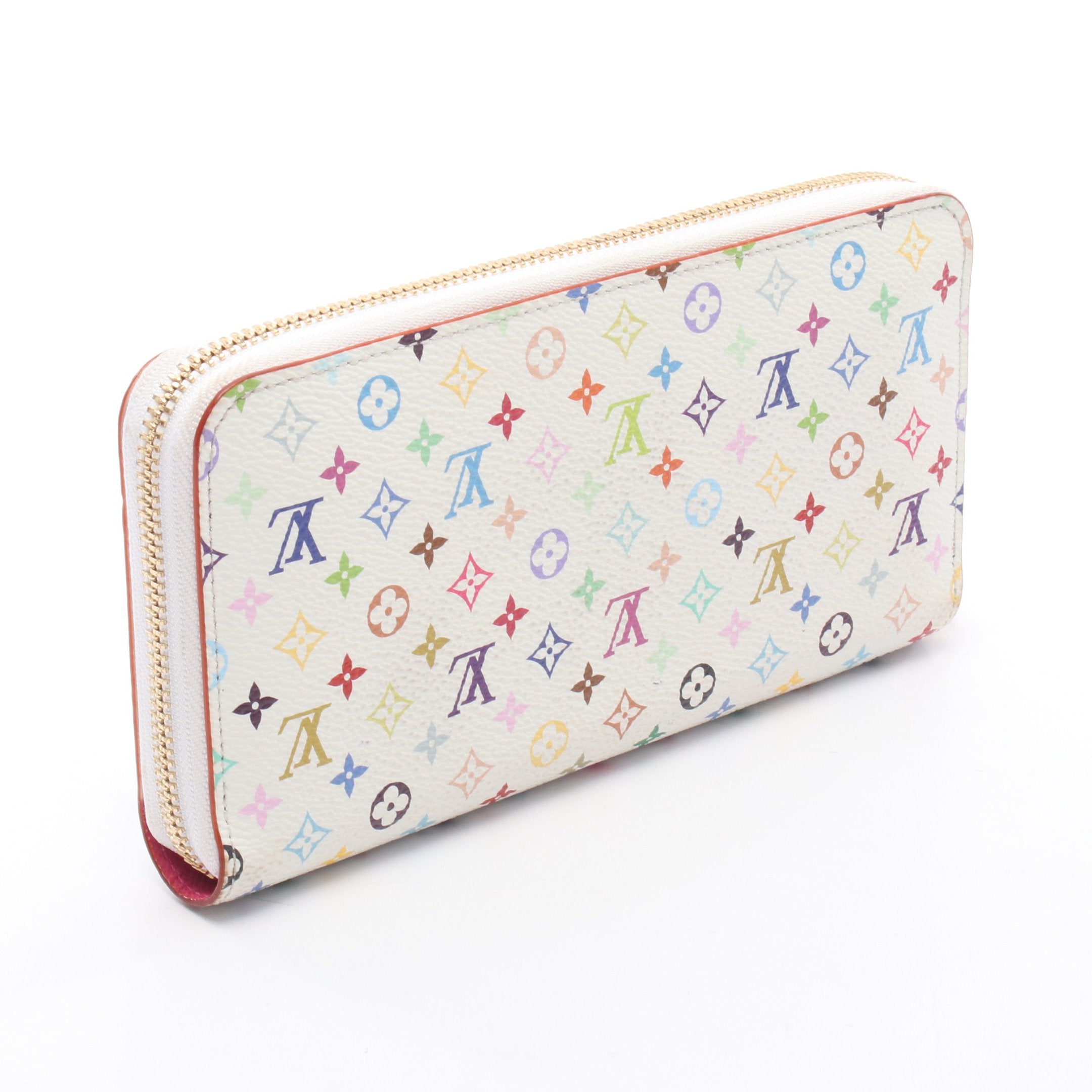 LV × TM ジッピーウォレット ラウンドファスナー長財布 PVC ホワイト