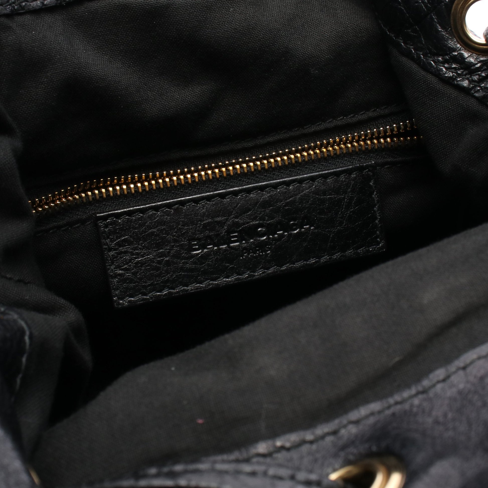 ジャイアント ミニポンポン 2WAY ハンドバッグ レザー ブラック バレンシアガ バッグ BALENCIAGA