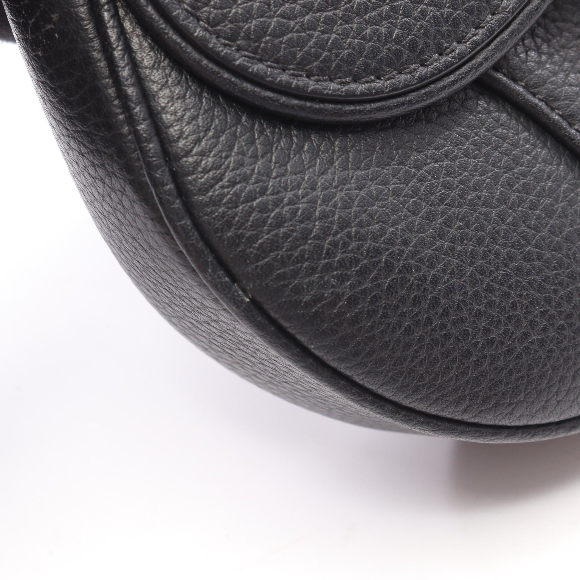 サドル ショルダーバッグ レザー ブラック クリスチャンディオール バッグ Christian Dior