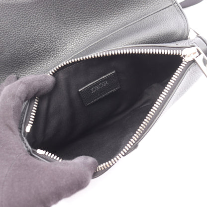 サドル ショルダーバッグ レザー ブラック クリスチャンディオール バッグ Christian Dior