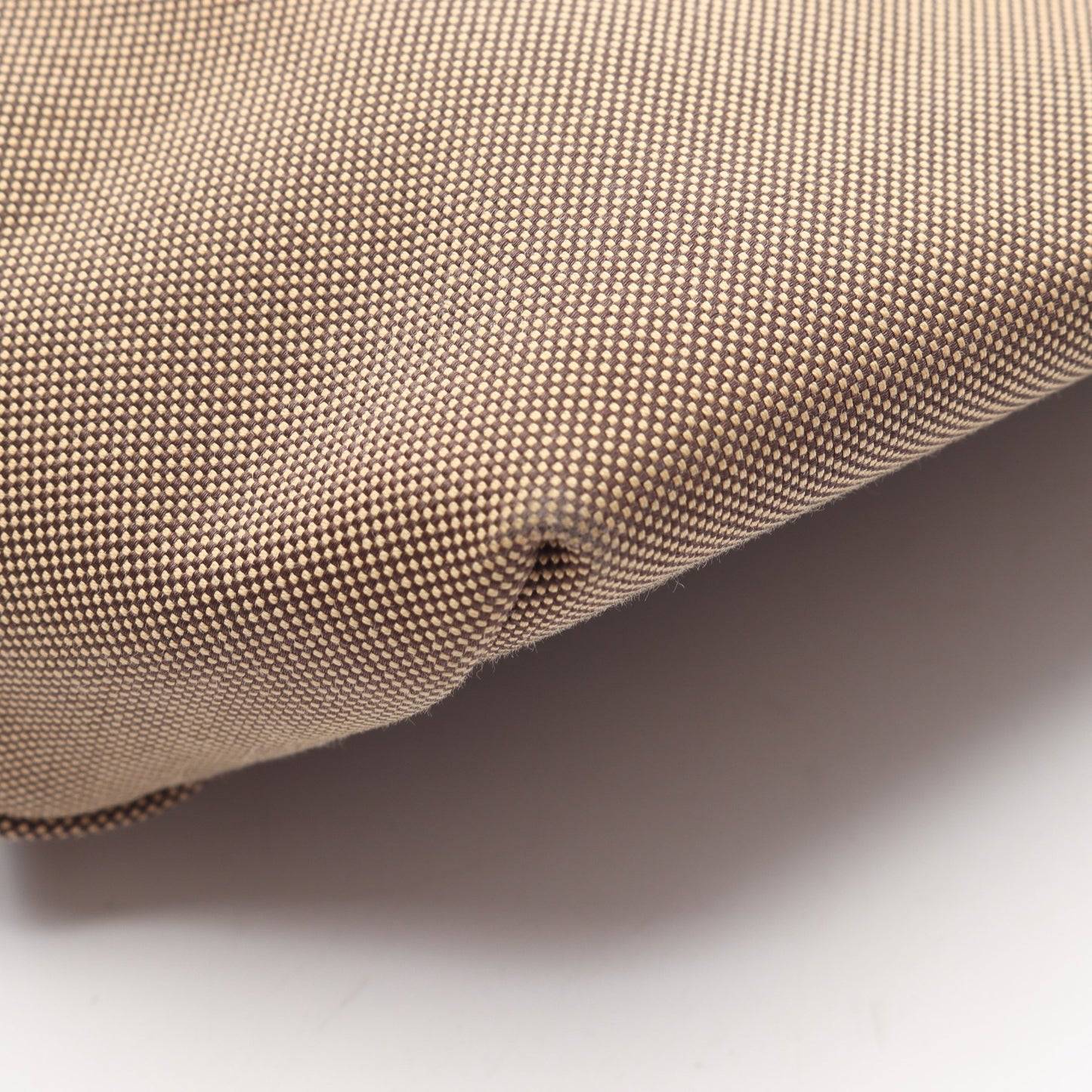 ロゴジャガード 2WAY ハンドバッグ キャンバス レザー カーキブラウン ダークブラウン プラダ バッグ PRADA