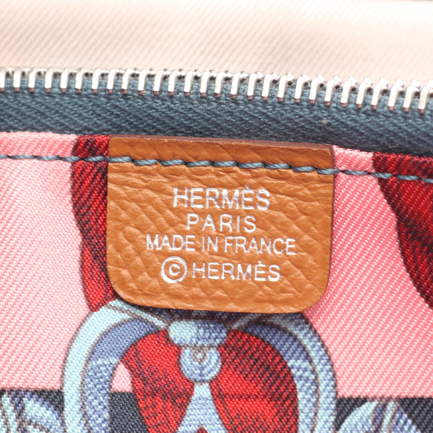 アザップロング シルクイン ゴールド ラウンドファスナー長財布 ヴォーエプソン ブラウン シルバー金具 Z刻印 エルメス 財布・小物 HERMES