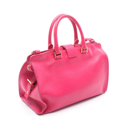 ベイビーカバス YSLライン 2WAY ハンドバッグ レザー ピンク サンローランパリ バッグ SAINT LAURENT PARIS