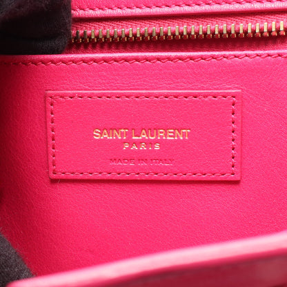 ベイビーカバス YSLライン 2WAY ハンドバッグ レザー ピンク サンローランパリ バッグ SAINT LAURENT PARIS