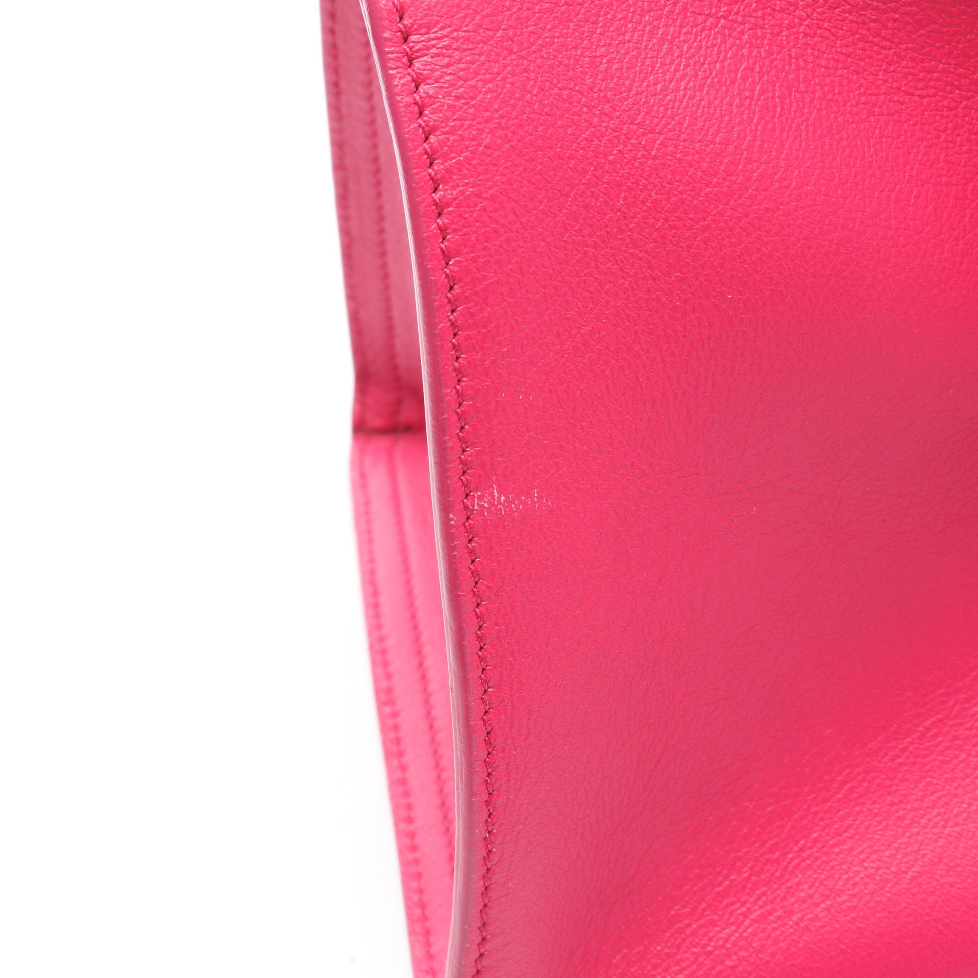 ベイビーカバス YSLライン 2WAY ハンドバッグ レザー ピンク サンローランパリ バッグ SAINT LAURENT PARIS