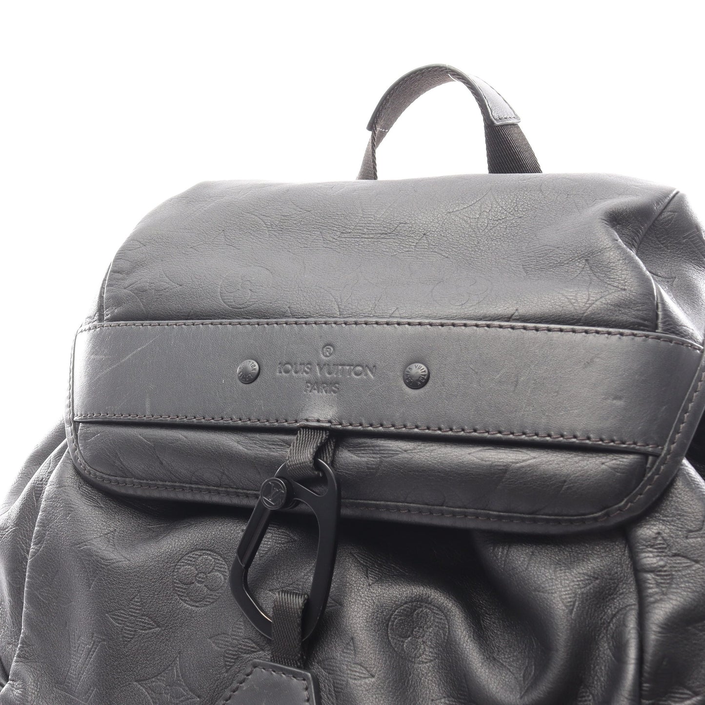 ディスカバリー バックパック モノグラムシャドウ リュックサック レザー ブラック ルイヴィトン バッグ LOUIS VUITTON