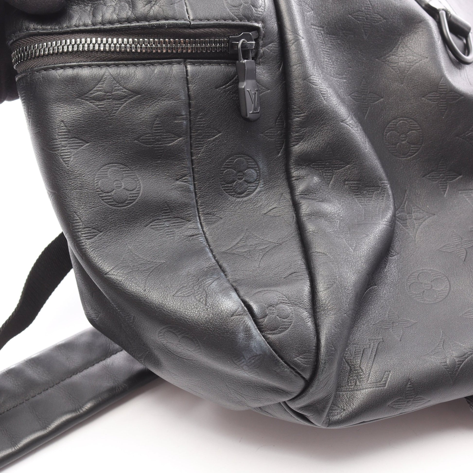 ディスカバリー バックパック モノグラムシャドウ リュックサック レザー ブラック ルイヴィトン バッグ LOUIS VUITTON